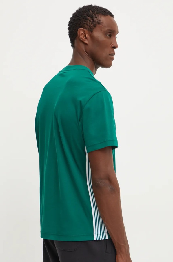 Бавовняна футболка EA7 Emporio Armani колір зелений фото 3