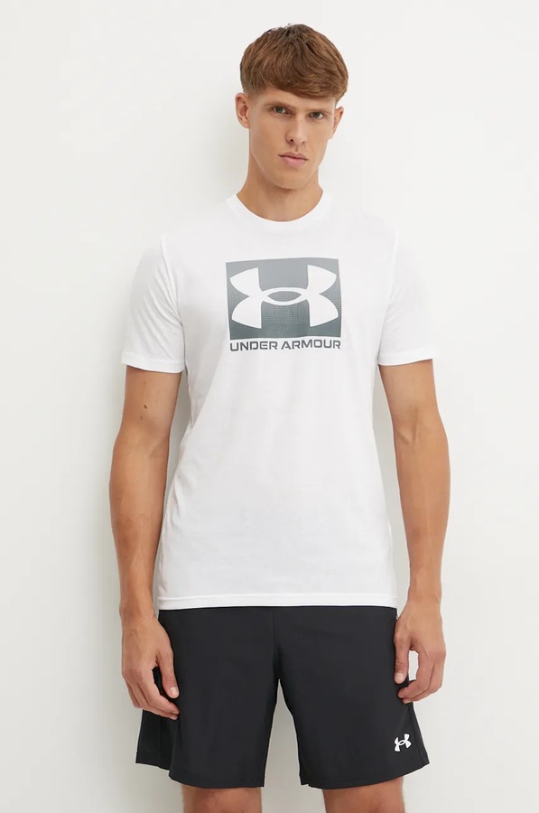 Футболка чоловіча Under Armour BOXED SPORTS UPDATED колір білий фото 2