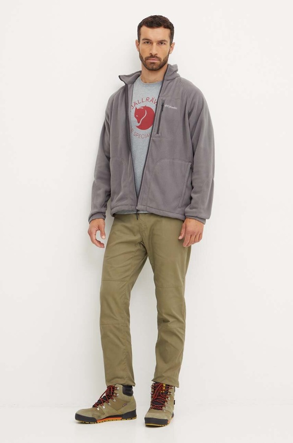 Спортивна футболка Fjallraven Fjällräven Fox колір сірий фото 2