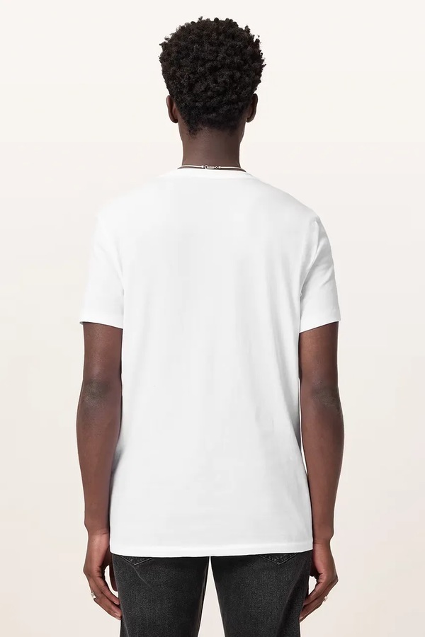 Футболка basic чоловіча бавовняна AllSaints колір білий