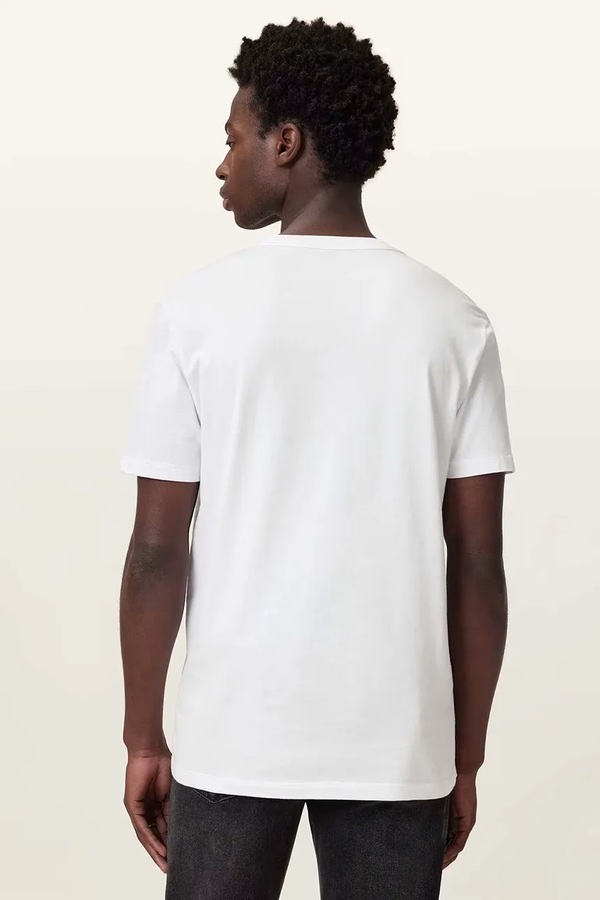 Футболка basic мужская хлопковая AllSaints цвет белый фото 2