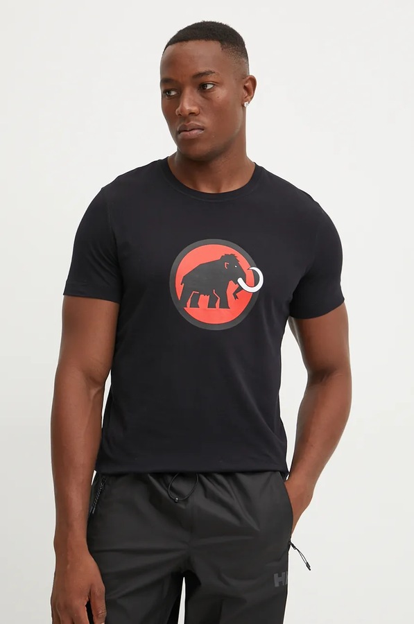 Футболка Mammut Core колір чорний фото 4