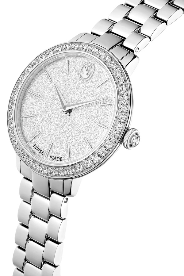Годинник Swarovski MATRIX колір срібний фото 2