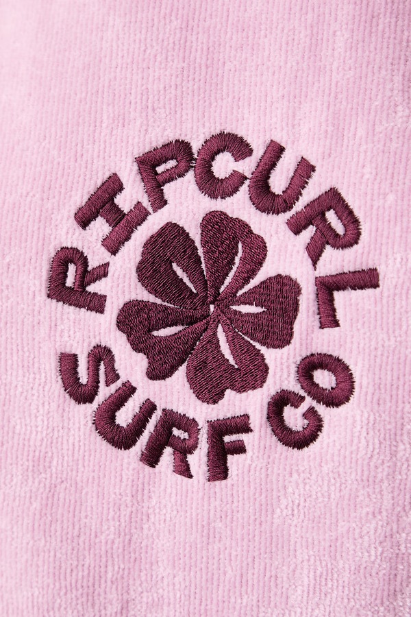 Банний рушник бавовняний Rip Curl колір рожевий фото 4