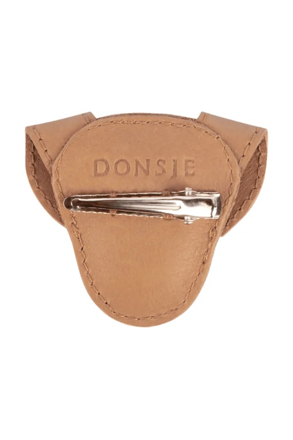 Шпилька для волос детская кожаная Donsje Josy Classic Hairclip Dog фото 2