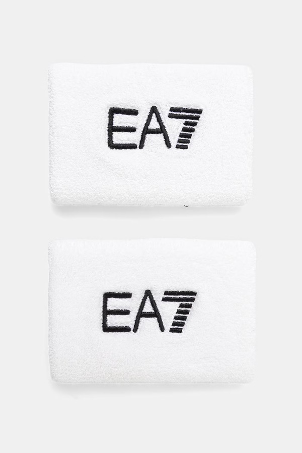 Напульсники EA7 Emporio Armani 2-pack колір чорний фото 2