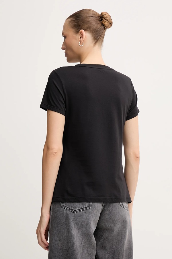Футболка DKNY колір чорний фото 2