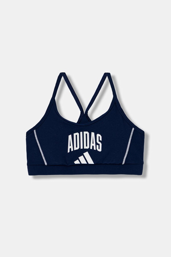 Дитячий спортивний бюстгальтер adidas колір синій