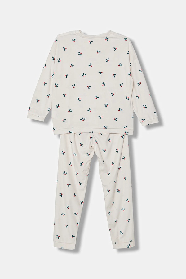 Детская пижама United Colors of Benetton 2-pack цвет бежевый