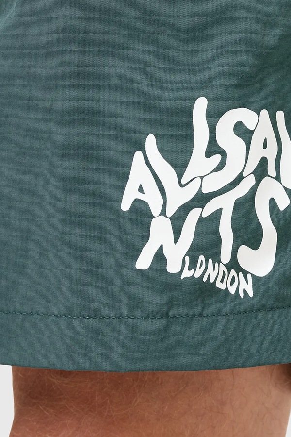 Купальні шорти AllSaints ORLANDO колір зелений фото 4