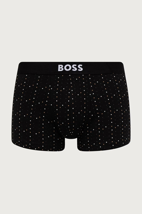 Боксери чоловічі бавовняні Trunk 3P BOSS ONE D 3 шт. колір бежевий фото 4
