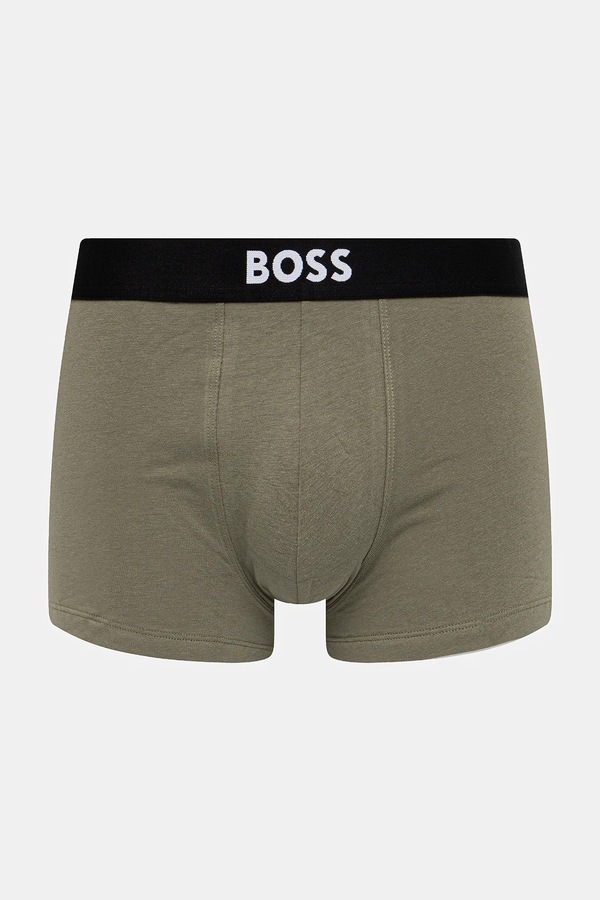 Боксеры мужские хлопковые Trunk 3P BOSS ONE D 3 шт. цвет черный