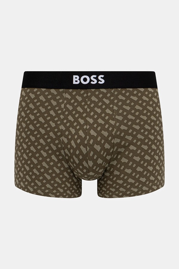 Боксеры мужские хлопковые Trunk 3P BOSS ONE D 3 шт. цвет черный фото 2