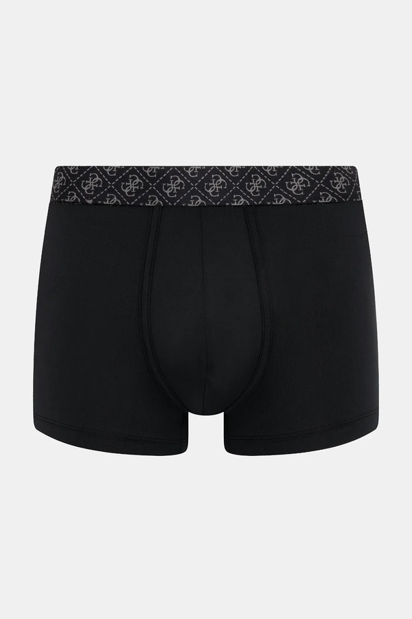 Бавовняні боксери Guess 3-pack колір чорний фото 2