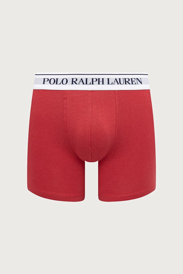 Боксеры мужские хлопковые с эластаном 3 шт. Polo Ralph Lauren цвет черный фото 2