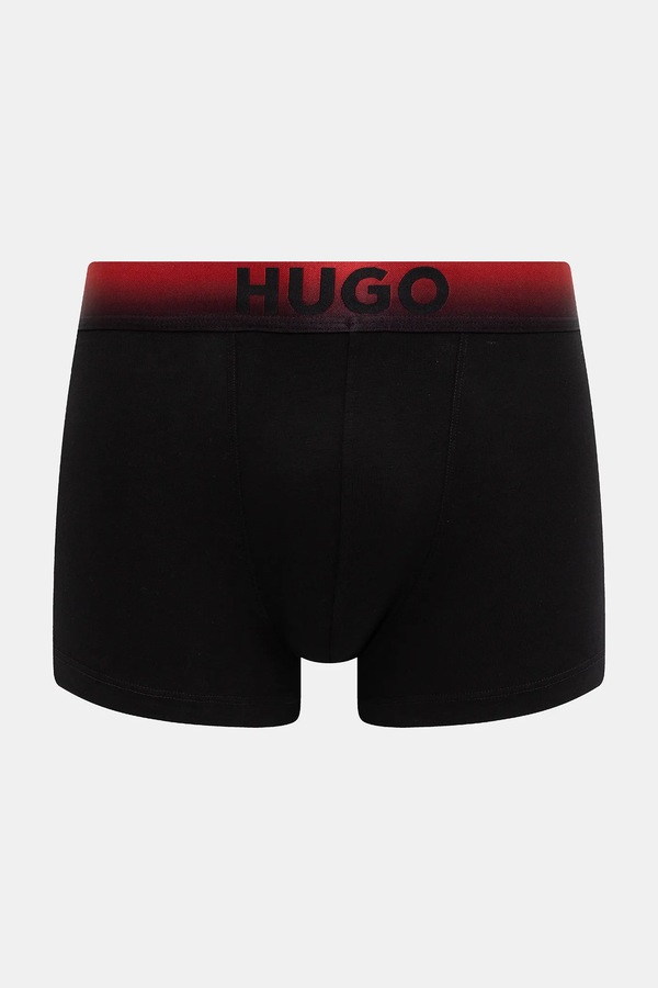 Боксери HUGO 3-pack TRUNK TRIPLET SPRAY колір чорний