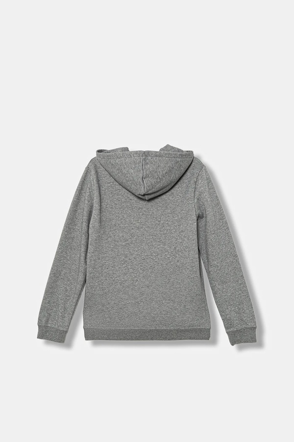 Дитяча кофта Puma ESS No. 1 Logo Hoodie FL B колір сірий фото 2