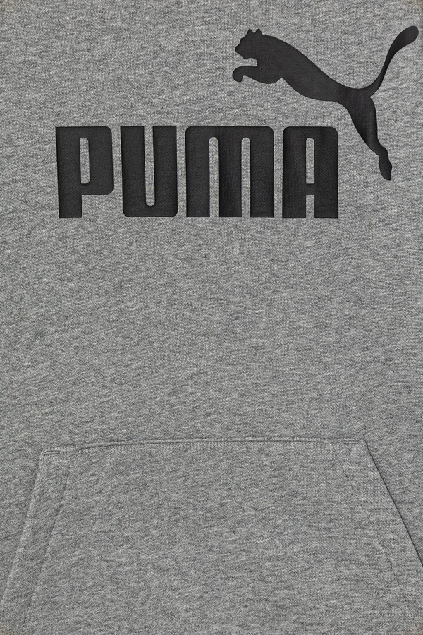 Дитяча кофта Puma ESS No. 1 Logo Hoodie FL B колір сірий фото 3