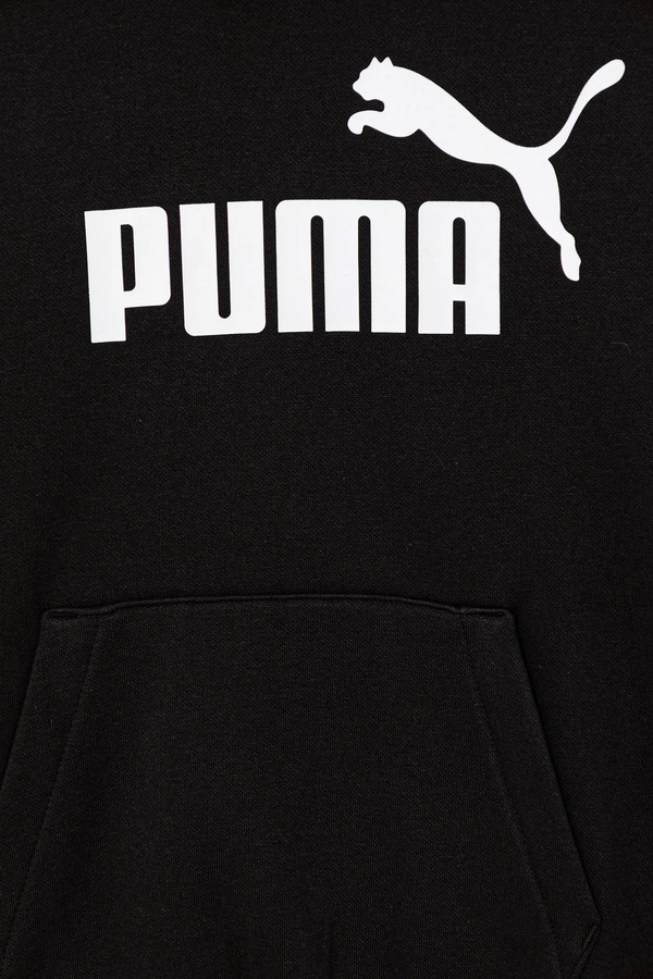 Дитяча кофта Puma ESS No. 1 Logo Hoodie FL B колір чорний фото 3
