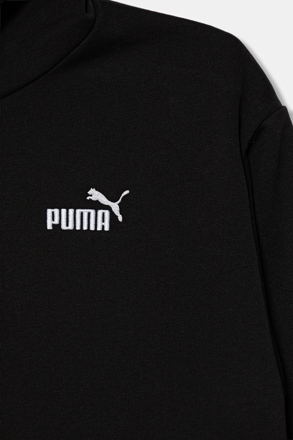 Дитяча кофта Puma ESS Small No. 1 Logo Relaxed Hoodie FL B колір чорний фото 3