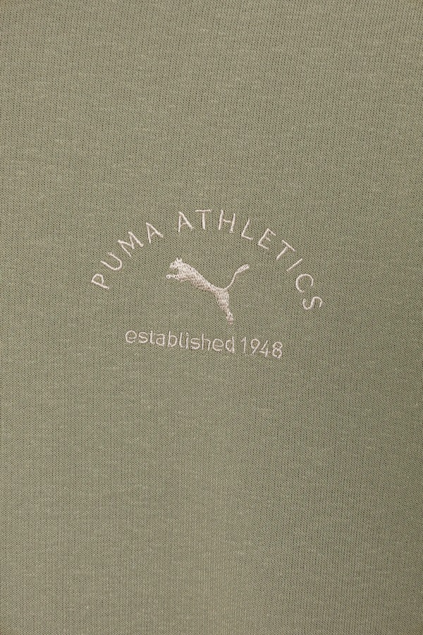 Дитяча кофта Puma CLASS Graphic Hoodie TR B колір зелений фото 2