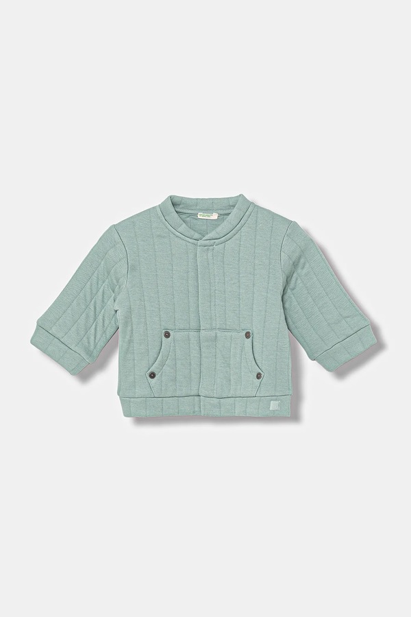 Детская кофта United Colors of Benetton цвет бирюзовый
