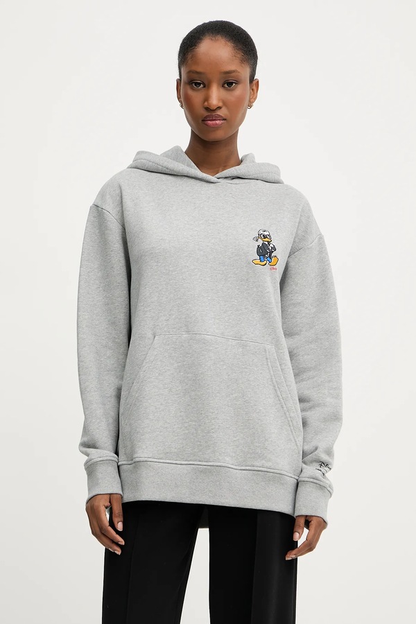 Кофта Karl Lagerfeld KL X DISNEY колір сірий фото 3