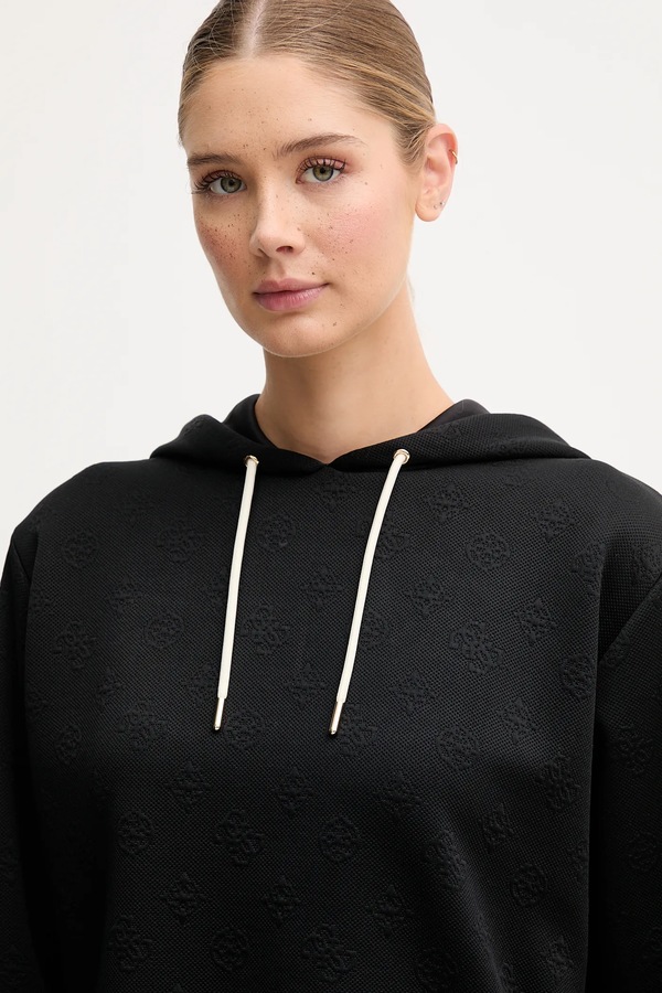Кофта Guess PEONY колір чорний фото 4