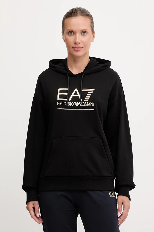 Кофта EA7 Emporio Armani колір чорний