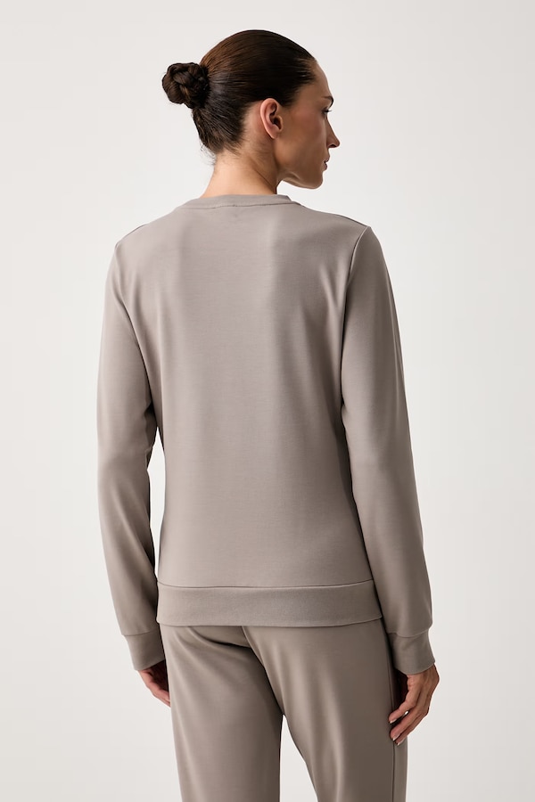 Кофта жіноча з віскозою EA7 Emporio Armani колір коричневий фото 2