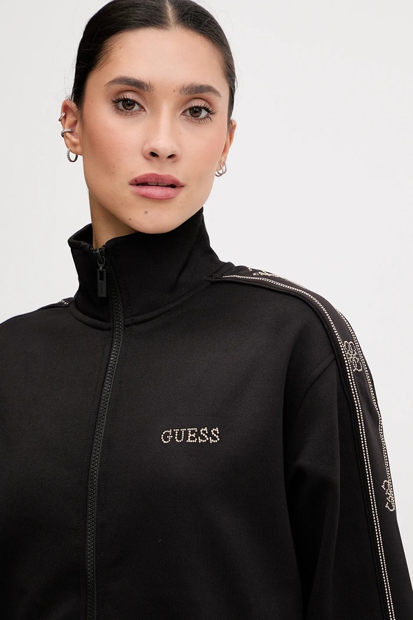 Кофта Guess OCTAVIA колір чорний фото 4