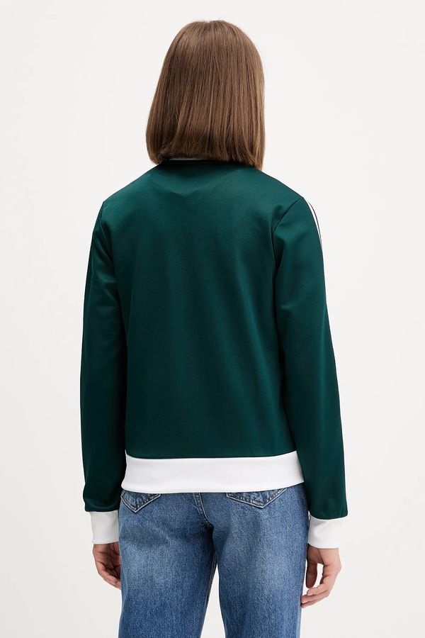 Кофта adidas Originals Classic Tt колір зелений фото 3