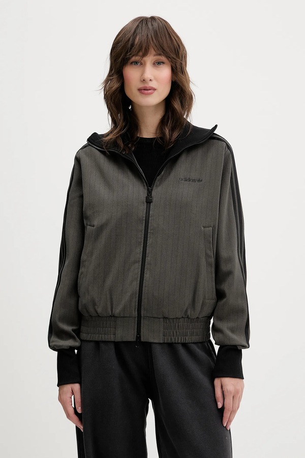 Кофта adidas Originals Tailored Tt колір сірий