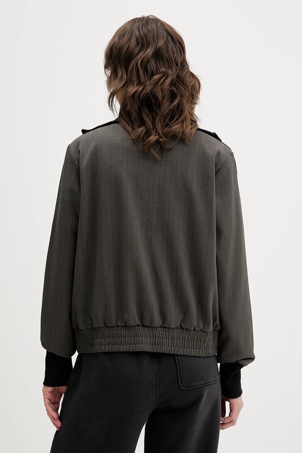 Кофта adidas Originals Tailored Tt колір сірий фото 3