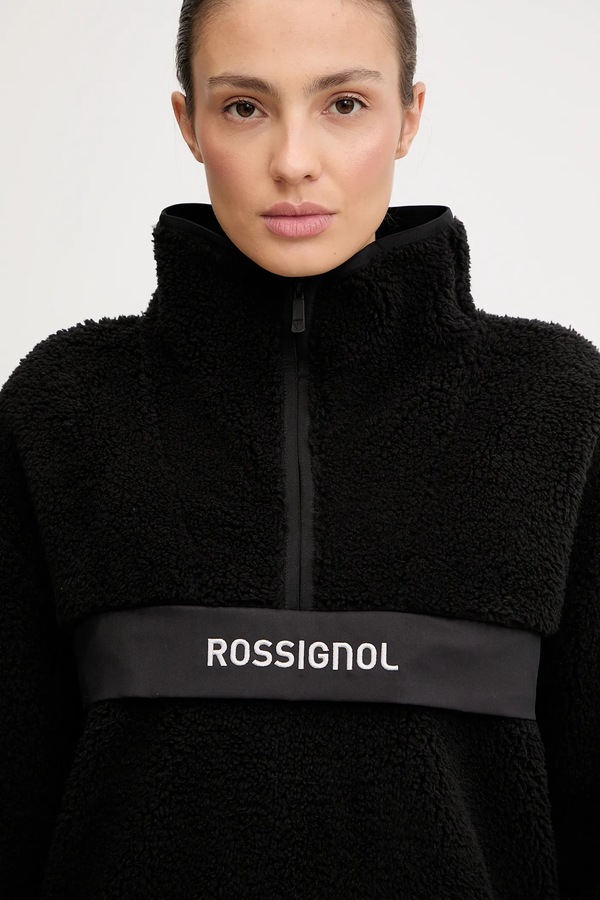 Флісова кофта Rossignol ALLTRACK колір чорний фото 4