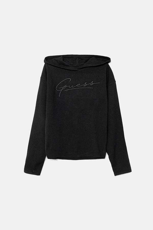 Дитяча кофта Guess колір чорний