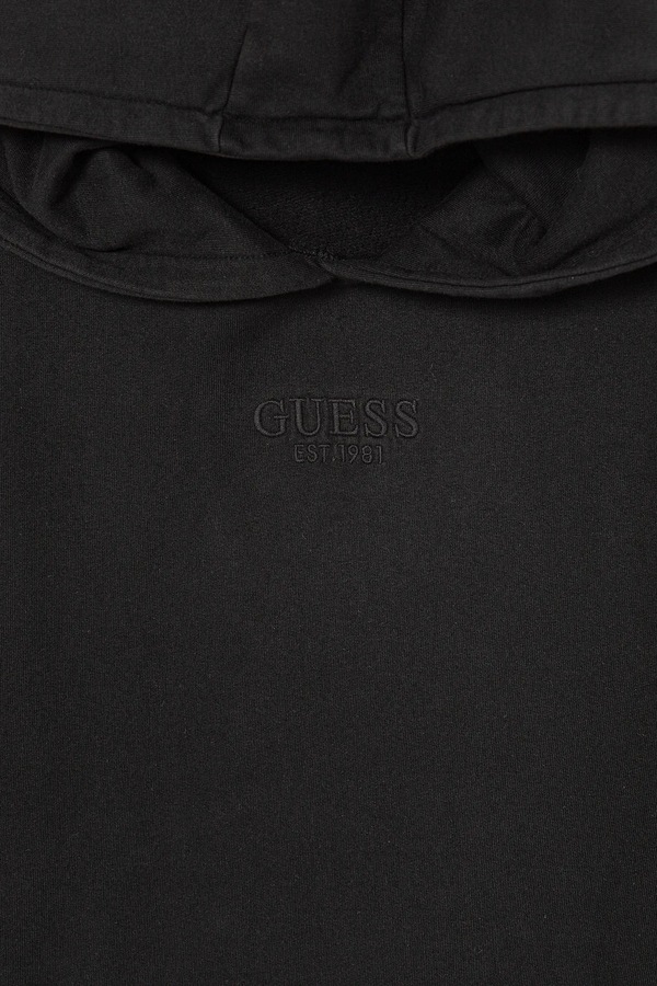 Детская хлопковая кофта Guess цвет черный фото 2