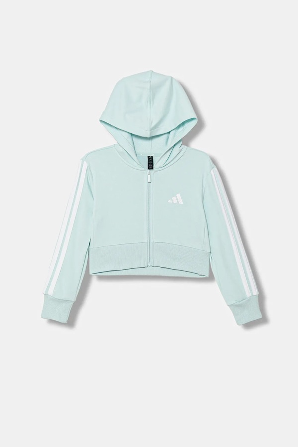 Детская кофта adidas цвет бирюзовый
