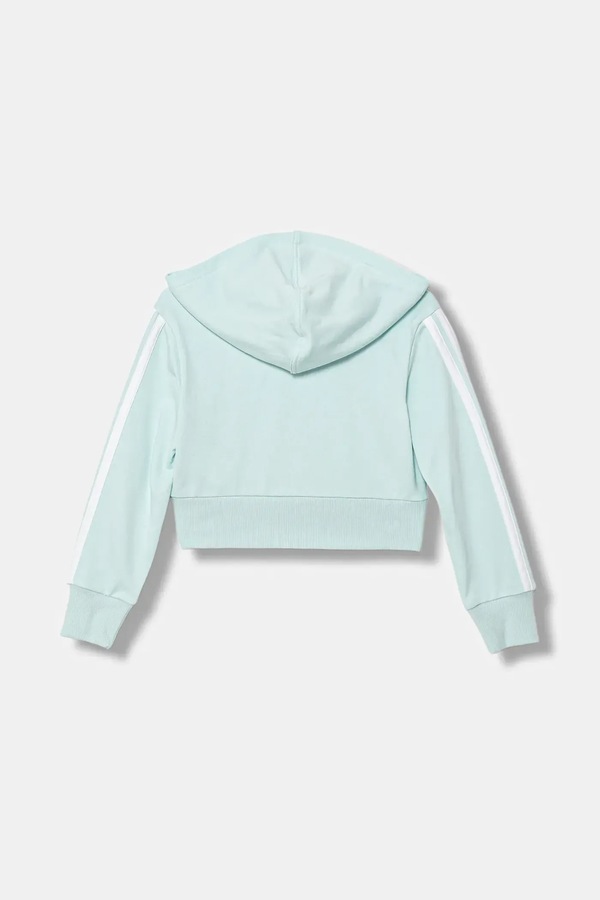 Детская кофта adidas цвет бирюзовый фото 2