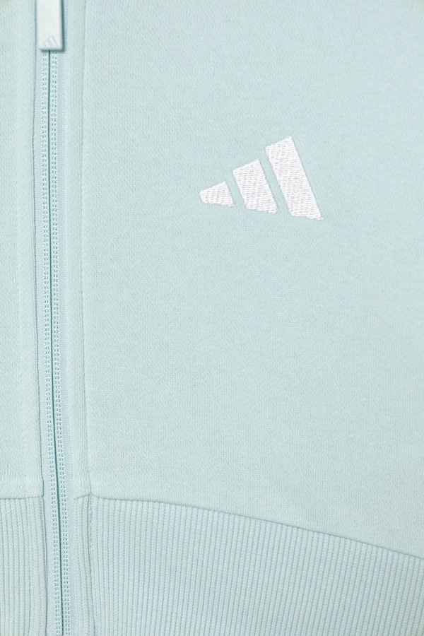 Дитяча кофта adidas колір бірюзовий фото 3