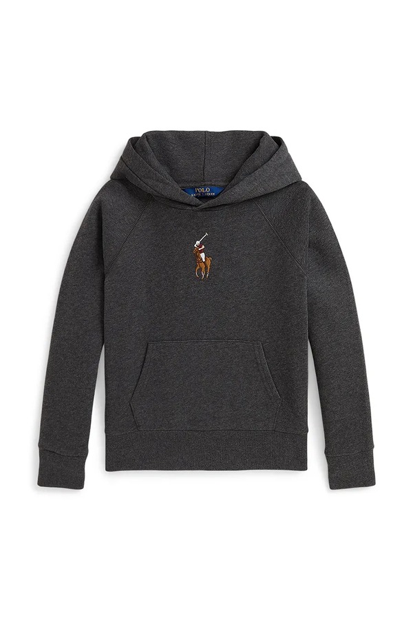 Дитяча кофта Polo Ralph Lauren колір сірий фото 2