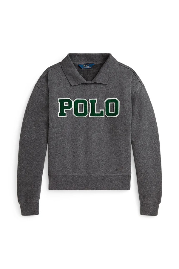 Дитяча кофта Polo Ralph Lauren колір сірий