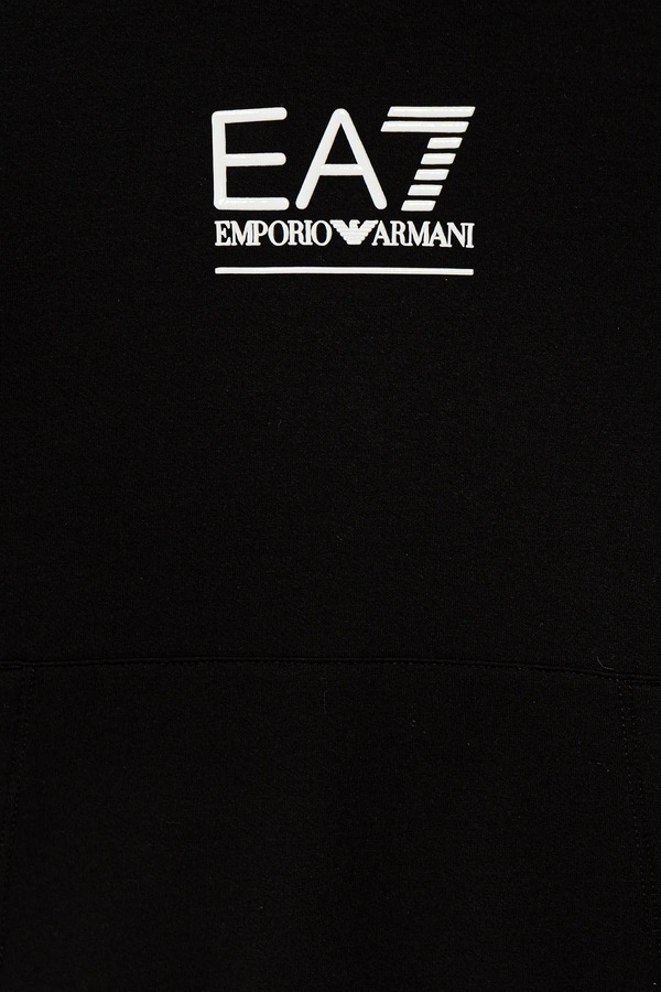 Детская кофта EA7 Emporio Armani цвет черный фото 2