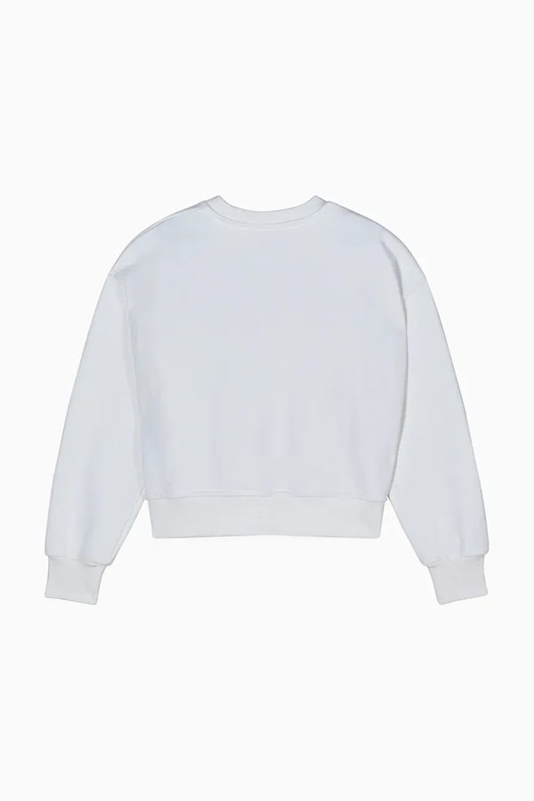 Детская хлопковая кофта Patrizia Pepe J315 цвет белый