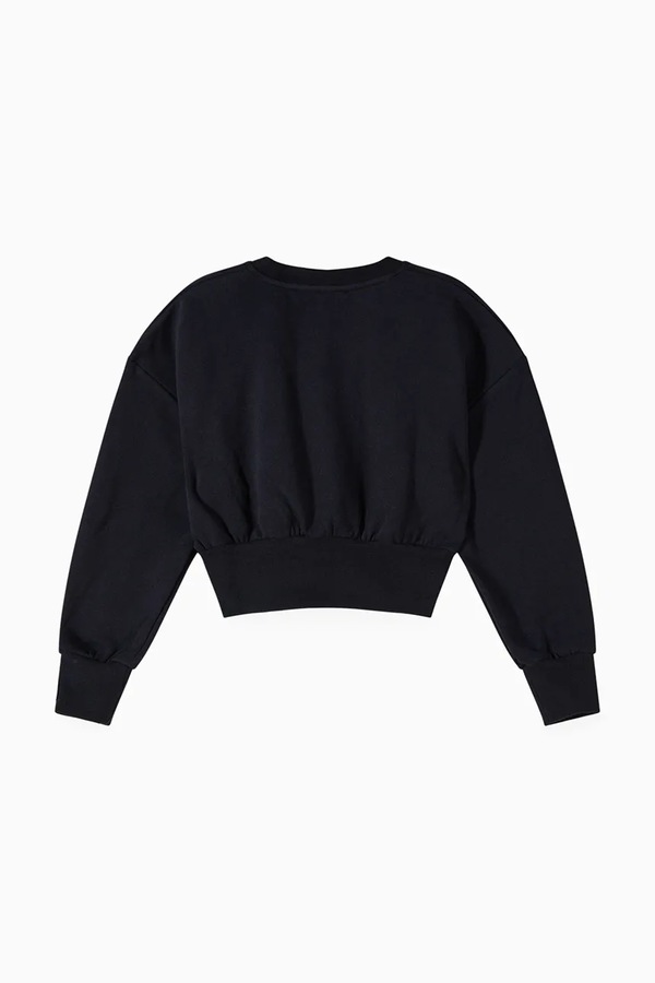 Детская хлопковая кофта Patrizia Pepe J315 цвет черный