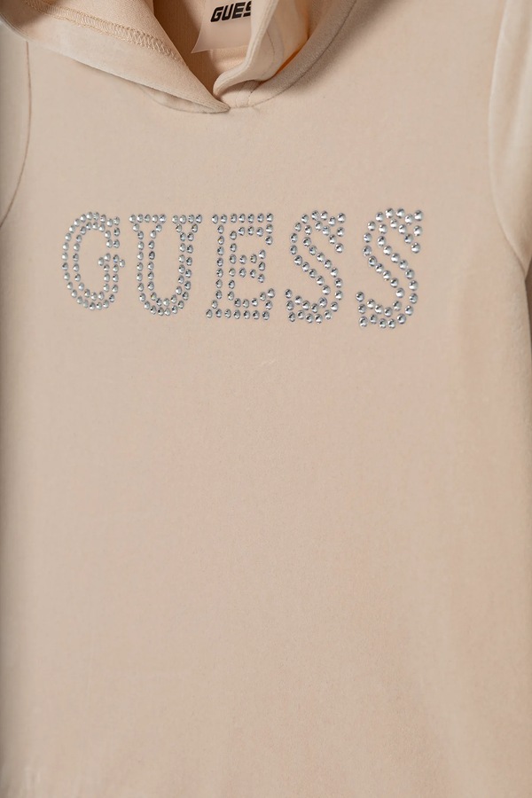 Детская кофта Guess цвет бежевый фото 2