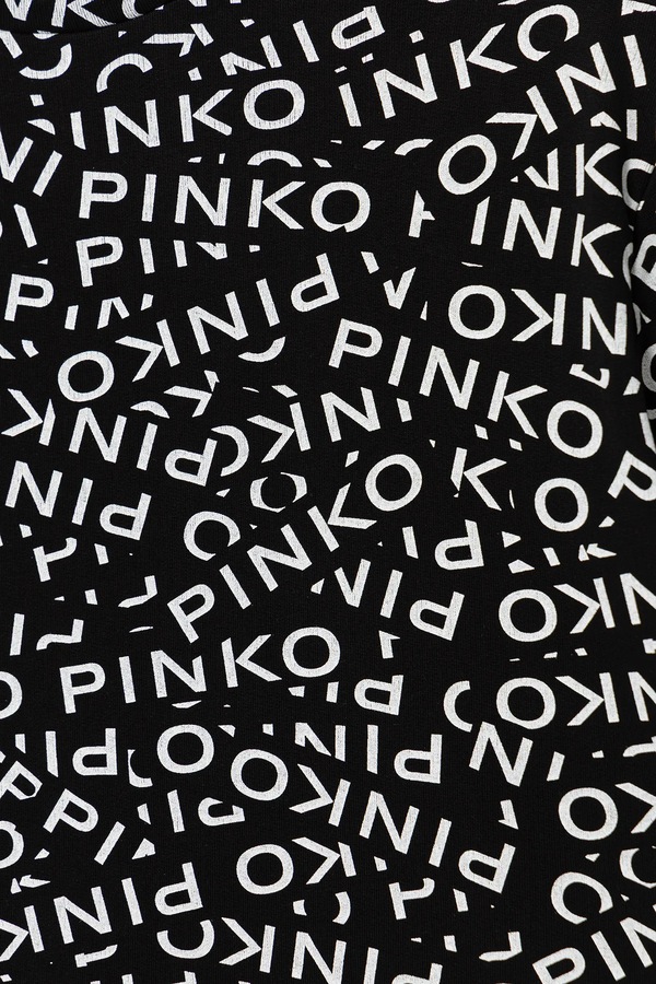 Детская хлопковая кофта Pinko цвет черный фото 2