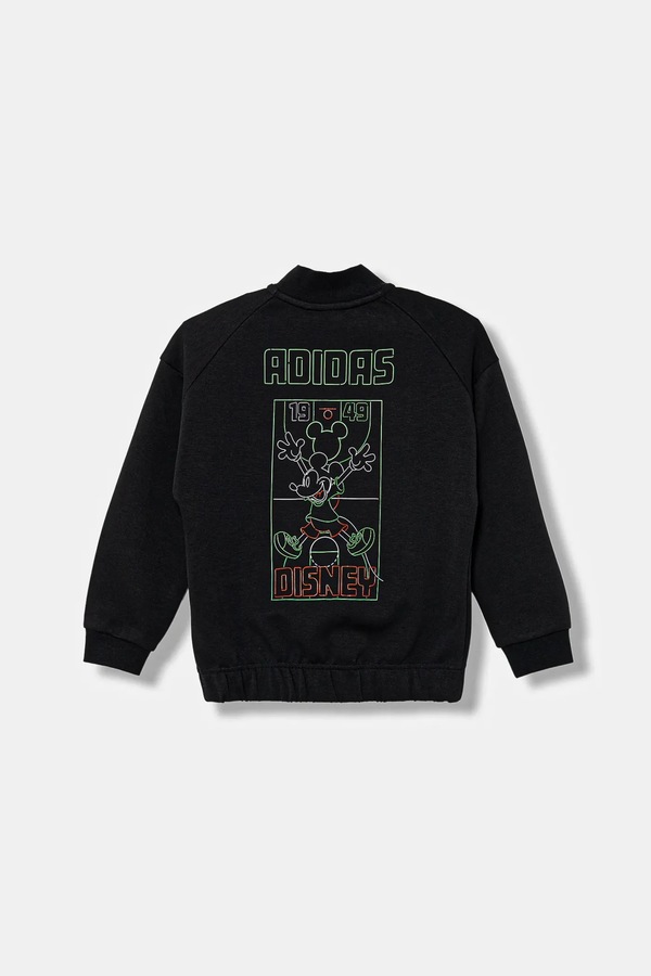 Дитяча кофта adidas Disney колір чорний фото 2