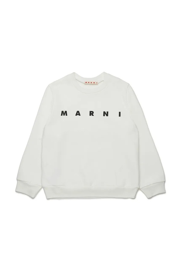 Дитяча бавовняна кофта Marni MS340U SWEAT-SHIRT колір бежевий
