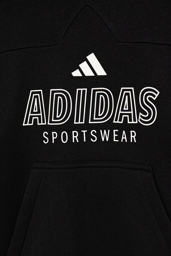 Дитяча кофта adidas колір чорний фото 3